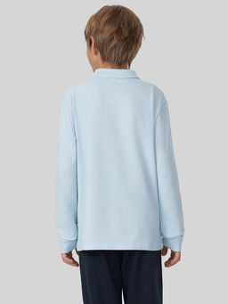 Поло для мальчиков голубое - Mark formelle фото 2