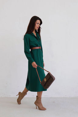 Платье-рубашка с английским воротником - Martichelli фото 146