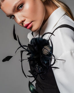 Брошь из органзы РУЧНОЙ РАБОТЫ - Sahar art lab фото 7