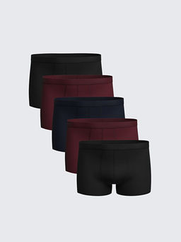 Standart Kal?p Pamuklu Esnek Erkek Boxer 5li