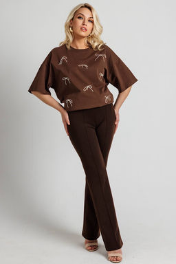 Брюки женские 222/02/Коричневый