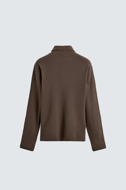 BRUSHED TEXTURED POLO SHIRT ORIGINS - Zara фото 16