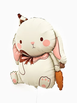 Цена за 2 шт. Воздушный шар фольгированный 35" «Кролик»