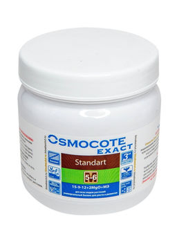 БТ Osmocote Standard 5-6 мес NPK 15-9-12+2MgO+МЭ 500 гр (10 шт./упак.)