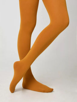 Колготки женские теплые с флисом TEATRO ICE STYLE 240 den COLOR шафрановый