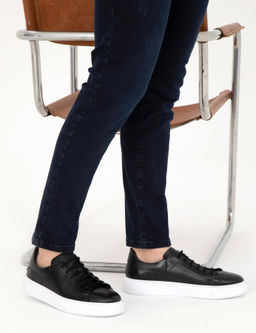 Siyah Casual Ayakkab_