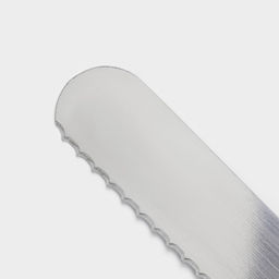 Нож для бисквита крупные зубцы KONFINETTA, длина лезвия 35 см, деревянная ручка фото 3