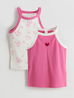 Halter Yaka K?z ?ocuk Atlet 2li