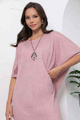 Платье кокон (пыльная роза) П6721 - Lt collection фото 15