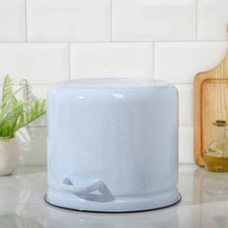 Кастрюля эмалированная, 12 л, d=28 см, с крышкой, без деколи, МИКС