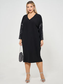 Платье 0050-10 чёрный - Dora фото 2