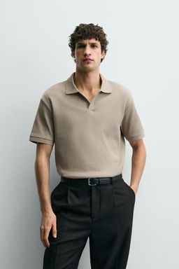 POLO ESTRUCTURA VERTICAL / Tostado - Zara фото 2