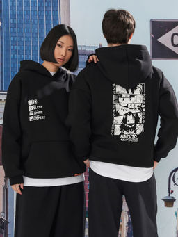 =Худи унисекс ANIME STYLE с начесом свободного силуэта