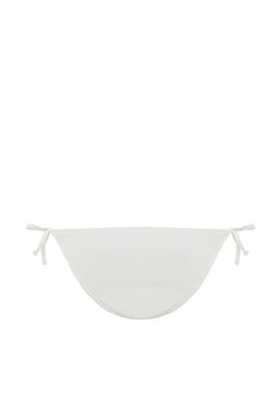 TRENDYOLMILLA Beyaz Baglamal? Dokulu Regular Bikini Alt? TBESS23BA00222  фото 8