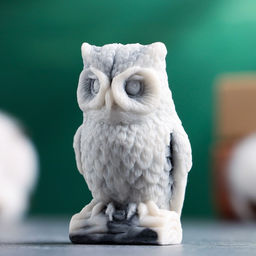 Фигурка «Сова на книге», мраморная крошка, 5 см