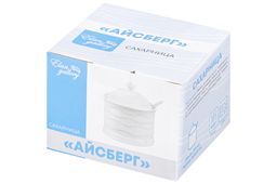 Сахарница 270 мл 9*9*10 см Айсберг волны + ложка - Elan gallery фото 4