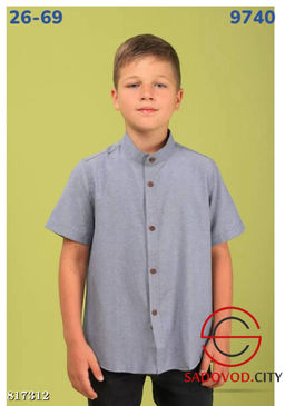 Рубашка для мальчика школьная - Bruno фото 2