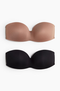 Pack de 2 sujetadores bandeau de microfibra - H&m фото 6
