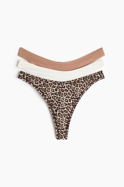 Pack de 3 bragas Thong de microfibra - H&m фото 4