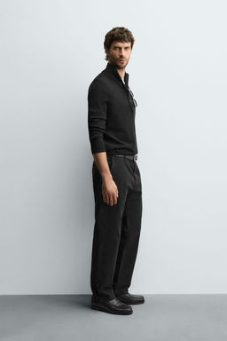 JERSEY LANA CUELLO CREMALLERA / Negro - Zara фото 4