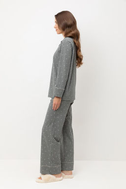 Е 20171/кремовый,узор пижама жен - Very neat фото 3