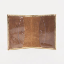 Обложка для паспорта, цвет золотой - Simaland фото 3