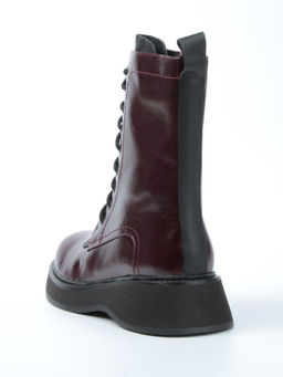 01-C1115-2 VINOUS Ботинки демисезонные женские (натуральная кожа, байка)