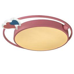 Люстра с ПДУ Ритмо LED 90 Вт 3000-6000К розовый 50?54?5.5 см BayerLux