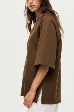 Camiseta interlock oversize - H&m фото 4