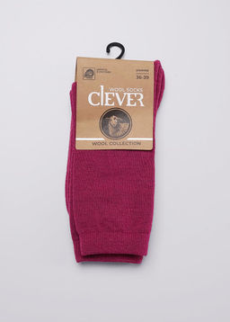 CLE Носки жен.BM760т шерсть меринос фуксия - Clever wear фото 4