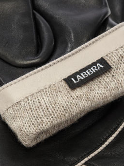 Перчатки жен п/ш LB-2407 black/grey beige