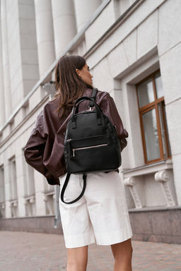 Чёрный рюкзак S.Lavia  фото 24