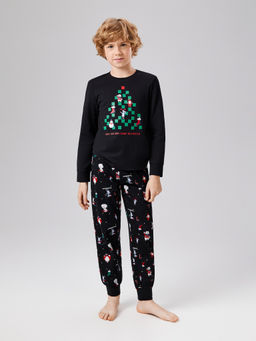 ACOOLA / Набор детский для мальчиков ((1)джемпер и (2)брюки) Elbro черный