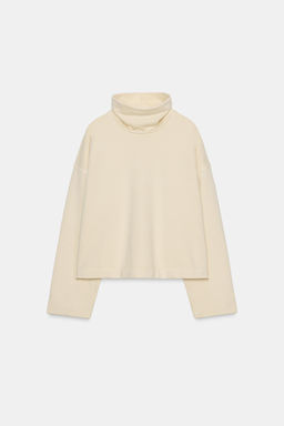 OVERSIZE HIGH NECK SWEATSHIRT - Zara фото 4