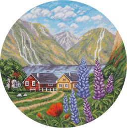 Набор для вышивания PANNA PS-1970 Ласковое лето 24 х 24 см