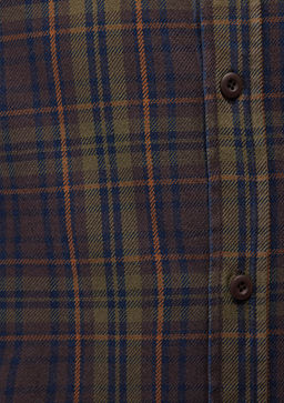 Kareli Haki Gomlek - Mavi фото 6