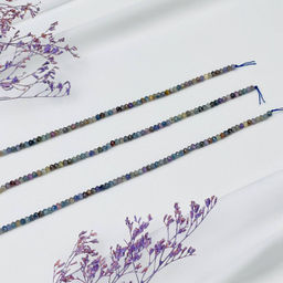 Бусины из украшений из Сапфира микс (130 бусин) - Радуга самоцветов фото 3