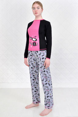 Арт. 4237 Пижама с брюками 48-52 (3 шт) Цвет:ассорти