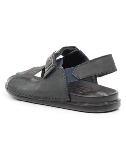 04-C6019A-2 DK. BLUE Сандалии мужские (натуральная кожа) - Фабричный китай фото 7
