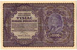 Банкнота 1000 марок 1919 года Польша
