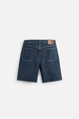 LIMITED EDITION STRAIGHT-LEG DENIM BERMUDA SHORTS - Zara фото 9