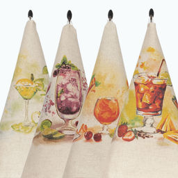 22С146-ШР+К/п.р/фкор Комплект полотенец из 4 шт 45*60 "Малибу-4" цв. 1 рис. 357