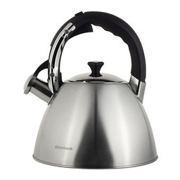 Чайник 3,2л из нержавеющей стали со свистком и ручкой "soft touch" (100307) /KAMILLE/