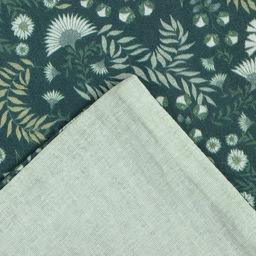 Постельное бельё Этель 2 сп Small leaves, 175х215 см, 200х220 см, 50х70 см -2 шт, поплин  фото 11