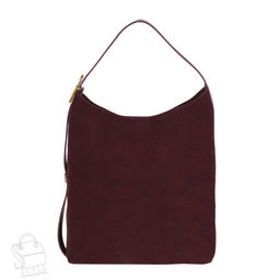 Сумка женская кожаная 56085BDAA wine red Baidou/50(дефект)