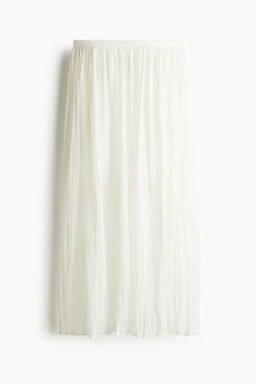 Crinkled skirt