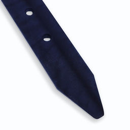 Ошейник кожаный однослойный, 54 х 2,5 см, ОШ 35-45 см, синий - Пижон фото 6