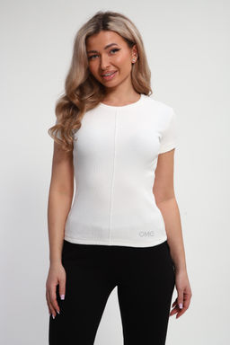 Футболка женская с швом и стразами ФЖ-002