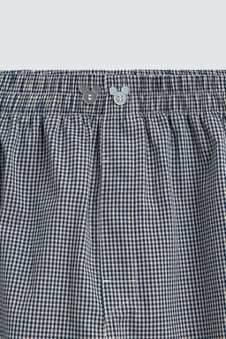 CHECK POPLIN BOXERS HARRY LAMBERT FOR ZARA X DISNEY  фото 3