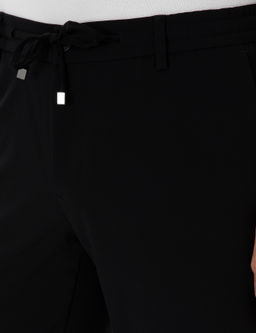 Siyah Slim Fit Beli Ba_c_kl_ Esnek Klasik Pantolon - Cacharel фото 5
